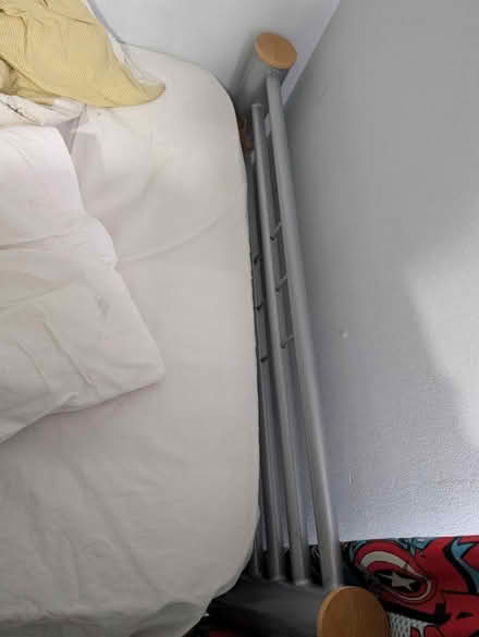 Photo of free Single silver and pine bed (Ruislip HA4) #3