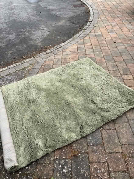 Photo of free Green rug 200cm by 140 cm approx (Shippon OX14) #1