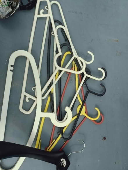 Photo of free Coat hangers ... a dozen plastic (St George BS5) #1