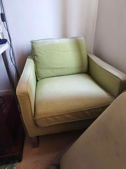 Photo of free IKEA Mellby armchairs x 2 (TN39 4JT) #3