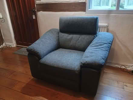 Photo of free 2 seater recliner sofa & armchair (Guilsfield SY21) #2