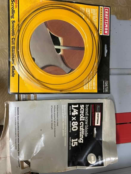 Photo of free 80 inch band saw blades (Groton near School house rd.) #1