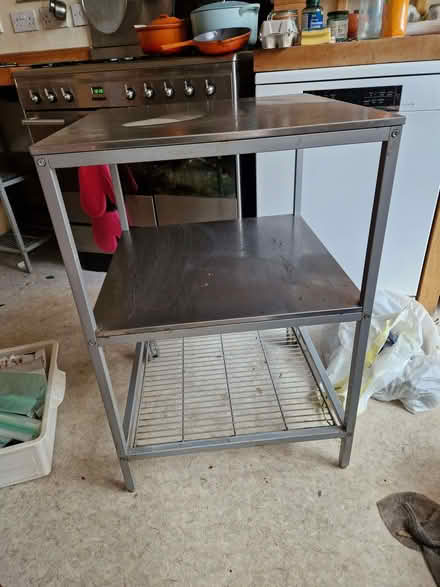 Photo of free Ikea Udden stainless steel kitchen trollys (Stoke Newington N16) #1