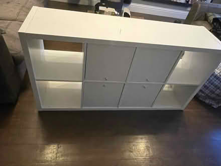 Photo of free IKEA KALLAX white storage (Dorney Reach SL6) #1