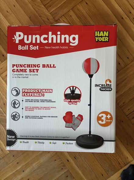 Photo of free Punching ball set for kids (Midtown Kingston) #1