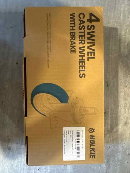 Photo of free 2 locking swivel wheel castors (Britannia) #1