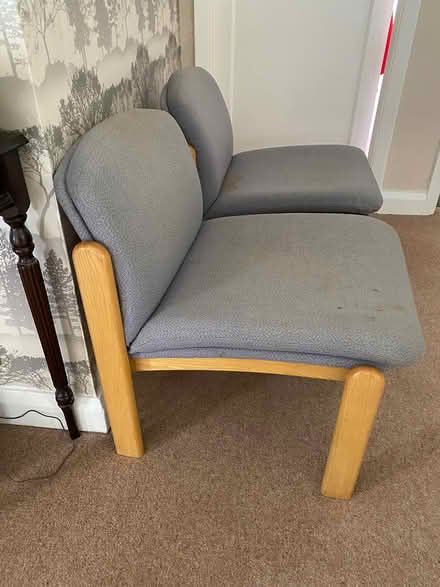 Photo of free 2 very comfy solid wood chairs (Mere Green Sutton Coldfield) #2