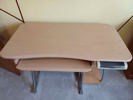 Photo of free Computer Desk with Keyboard Tray (Orgreave S13) #1