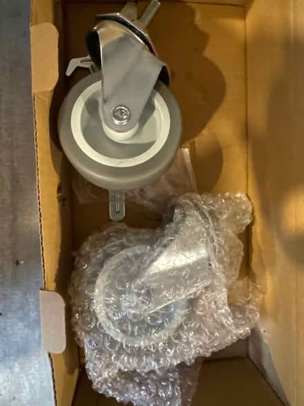 Photo of free 2 locking swivel wheel castors (Britannia) #2