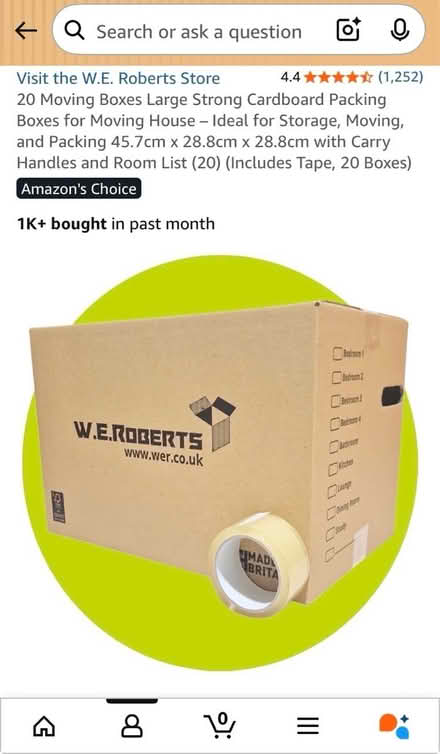 Photo of free 37 standard sized moving boxes (Waddon) #1