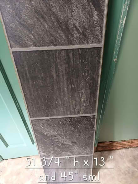 Photo of free 1 whole and a 3/4" piece of a Grey speckled flooring Board (Ettingshall WV4) #1