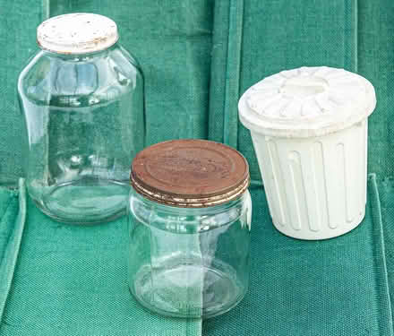 Photo of free Large Glass Jars (Great Sutton CH66) #1