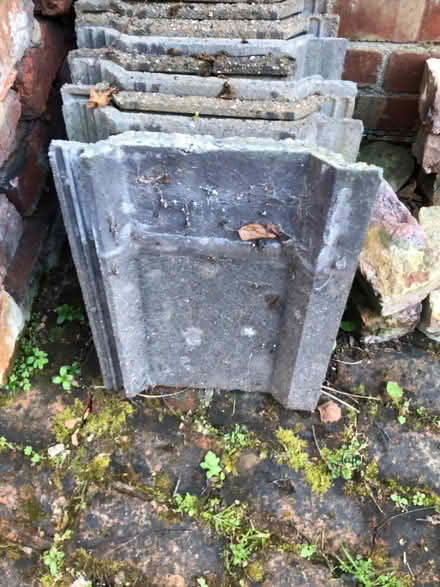 Photo of free 28 concrete roof tiles (West Kirby CH48) #1