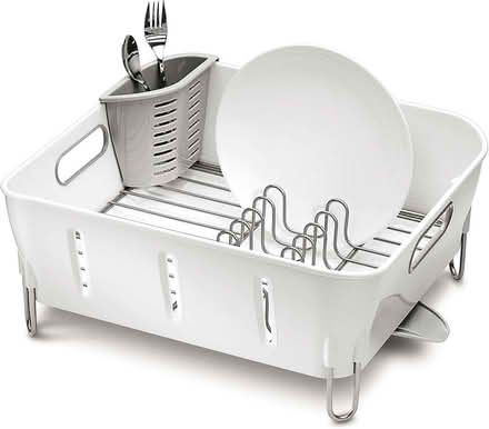 Photo of free simplehuman White/Grey Kitchen Dish Drainer (Goldsworth Park GU21) #1