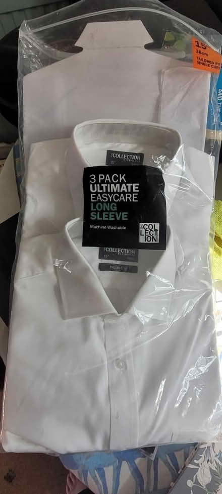 Photo of free 2×15" tailored fit white shirts (WOKING St Johns GU21) #1