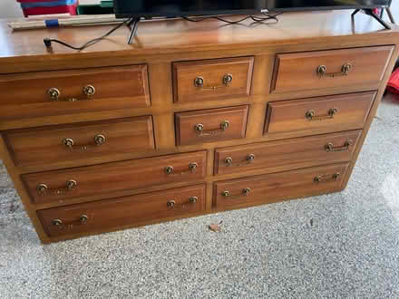 Photo of free Wood bedroom set (Pittsford) #1