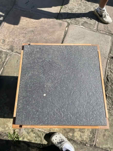 Photo of free Oak side table with slate top (S17 Dore) #2