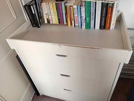 Photo of free White wooden baby change unit (Harrogate. HG1.) #3