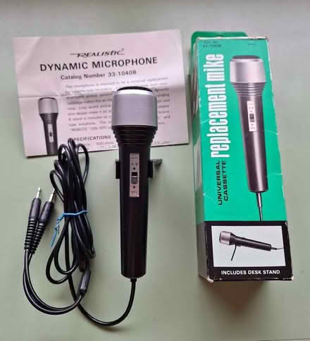 Photo of cassette microphone (Rose Green PO21) #1