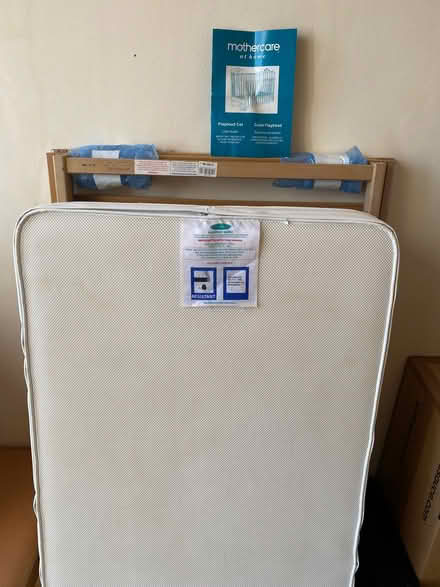 Photo of free Baby cot solid wood plus travel cot (Merton EX20) #2