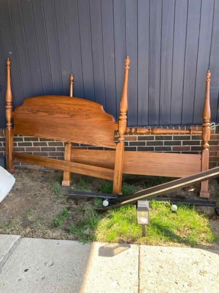 Photo of free Four poster double bed (Nashway Dr & W Maple Rd) #1