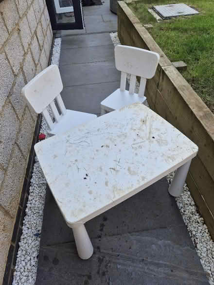 Photo of free Kids garden chairs (Weston Favell village area) #1