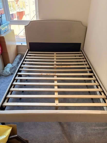 Photo of free Wooden double bed base (Kempston) #1