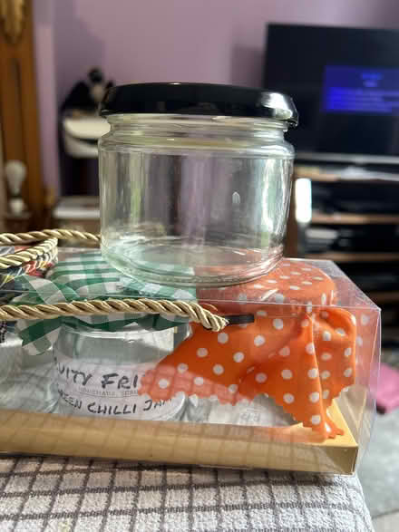 Photo of free Empty glass jars, one in a set of 3 and two extra (Monks Hill CR2) #2