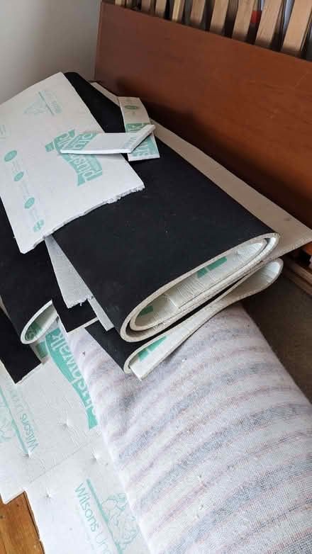 Photo of free 3 Large Rolls 12mm Carpet Underlay (Winchester SO22) #1