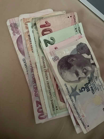 Photo of free Turkish money (GU16) #1