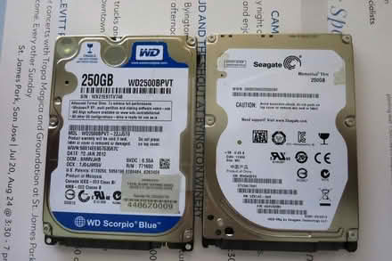 Photo of free Laptop Hard Disks (West San Jose) #1