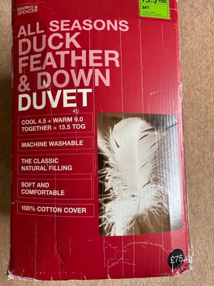 Photo of free King Size Duvet (Wokingham RG40) #1