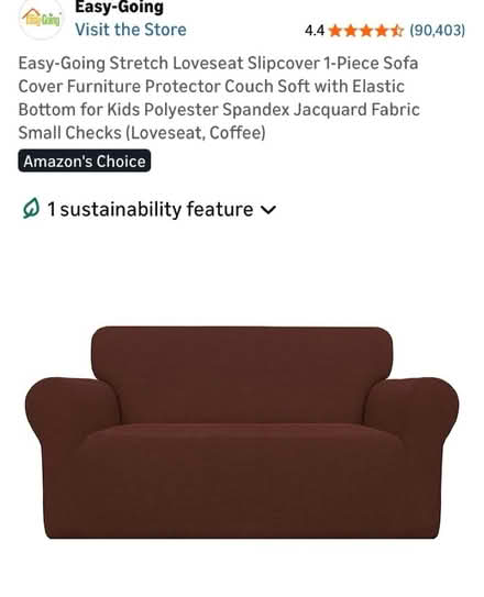Photo of free Easy Going brand loveseat cover (Watertown near Arlington St) #4