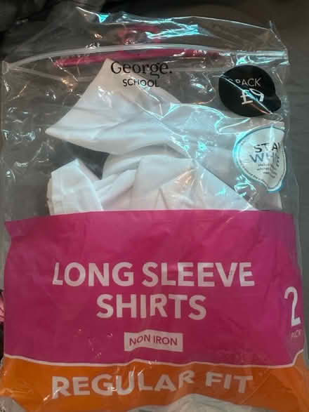 Photo of free 16-17 yrs school long sleeves shirt (Wexham SL2) #1