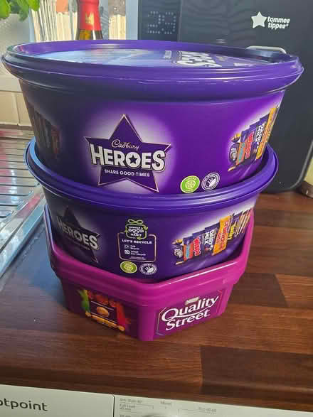 Photo of free x3 containers (empty unfortunately) (Sutton Farm) #1