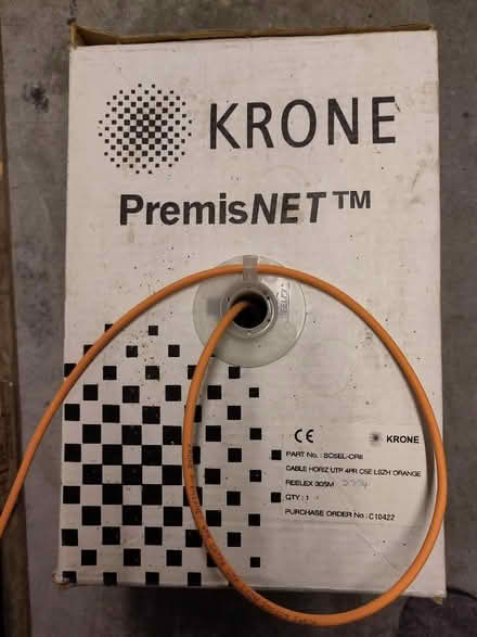 Photo of free Reel of Cat 5E network cable (Elswick) #1
