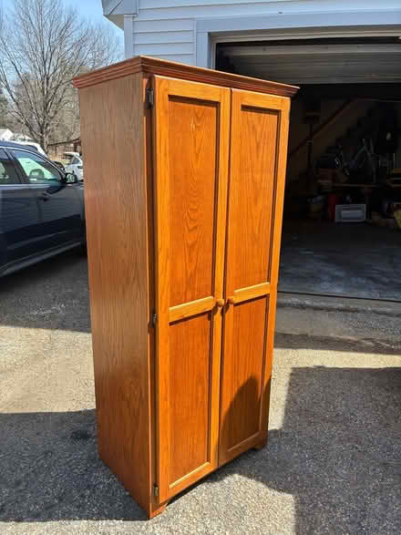Photo of free Solid oak wardrobe (Lunenburg) #1