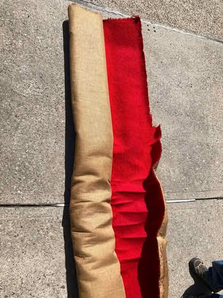 Photo of free Old red rug (East Arlington) #1