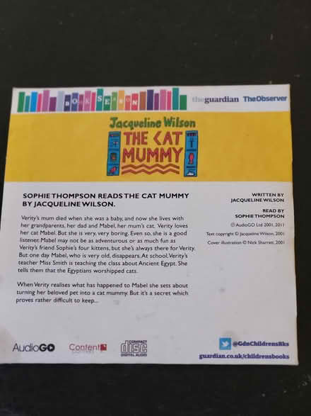 Photo of free The Cat Mummy book on CD (Handsworth B21) #2
