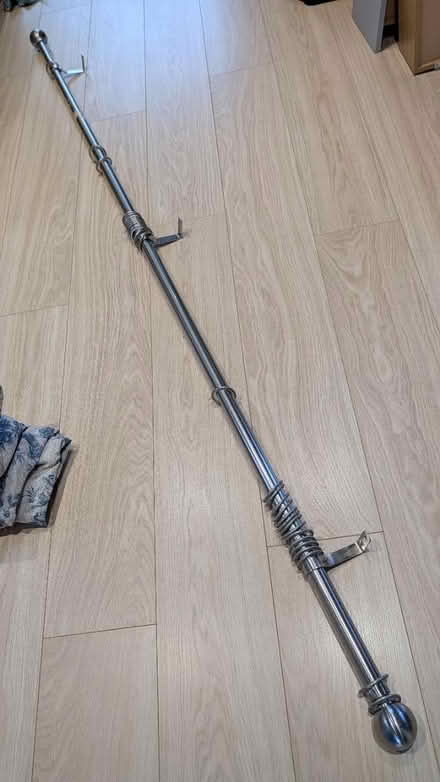 Photo of free Extending chrome curtain pole (Low Fell NE9) #1