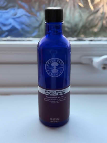 Photo of free Neal’s Yard Empty Blue Bottle (Cramlington NE23) #1