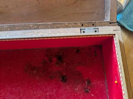 Photo of free Old Marquetry Box (Grantham) #4