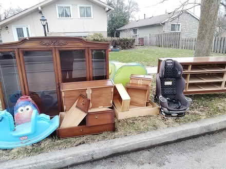 Photo of free china cabinet & child car seat (East of Scarborough Golf Club) #1