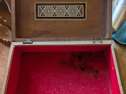Photo of free Old Marquetry Box (Grantham) #2