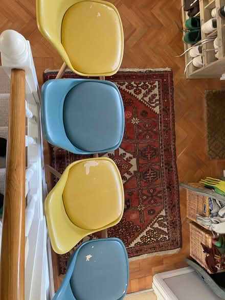 Photo of free 2 Yellow Habitat dining chairs (Haywards Heath/ Lindfield) #2