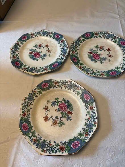 Photo of free Antique floral plates (Portage - central city) #1