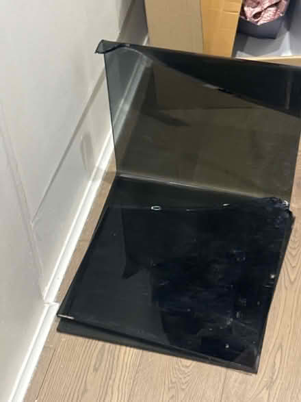 Photo of free Broken glass side table (Maida Vale) #1