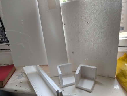 Photo of free Polystyrene pieces and "peanuts" for packing (Rodborough GL5) #1