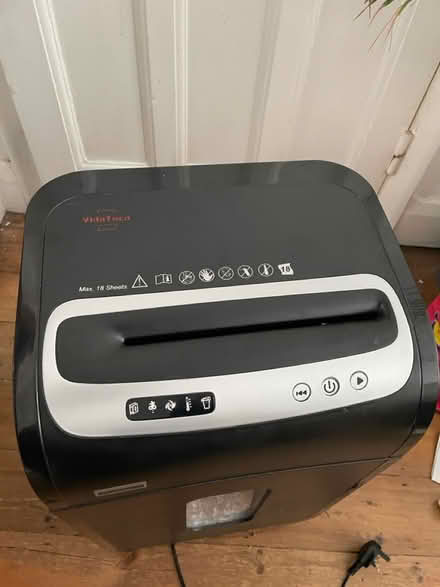 Photo of free Big shredder - button stuck (Chiswick W4) #2
