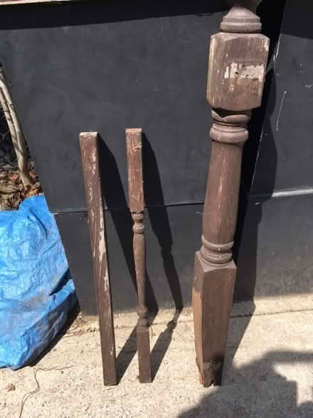 Photo of free pressure treated deck spindles (nyc) #1